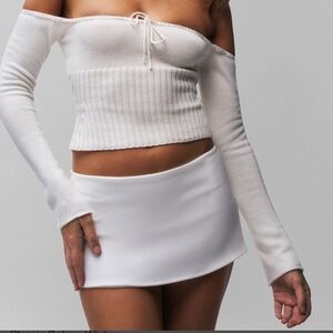 Daniel Guizio Micro Mini Stretch Skort